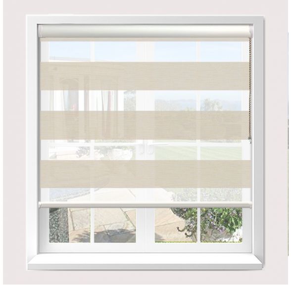 Senses Mirage Aura Rose Gold Roller Blind With White Cassette Senses Mirage Aura Rose Gold Roller Blind With White Cassette