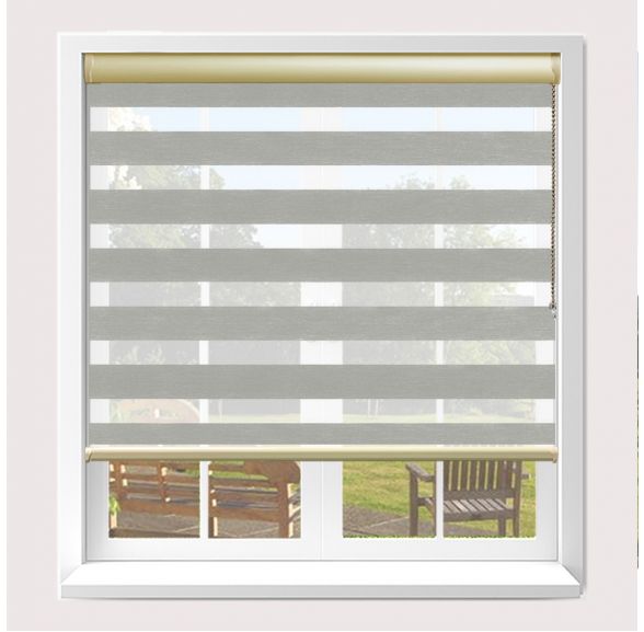 Senses Mirage Poise Grey Roller Blind With Cream Cassette Senses Mirage Poise Grey Roller Blind With Cream Cassette