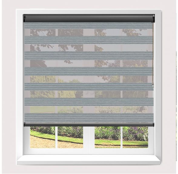 Senses Mirage Winnow Aqua Roller Blind With Gunmetal Cassette Senses Mirage Winnow Aqua Roller Blind With Gunmetal Cassette