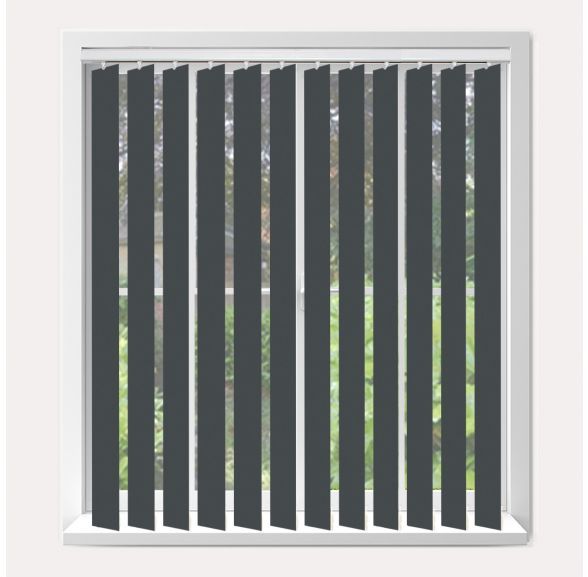 Vogue Banlight Duo Fr Anthracite Vogue Vertical Blind  