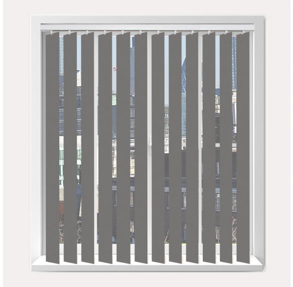 Vogue Banlight Duo Fr Concrete Vogue Vertical Blind  