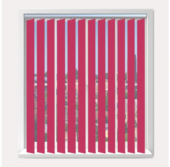 Vogue Banlight Duo Fr Fucshia Vogue Vertical Blind With Silver Headrail Vogue Banlight Duo Fr Fucshia Vogue Vertical Blind With Silver Headrail