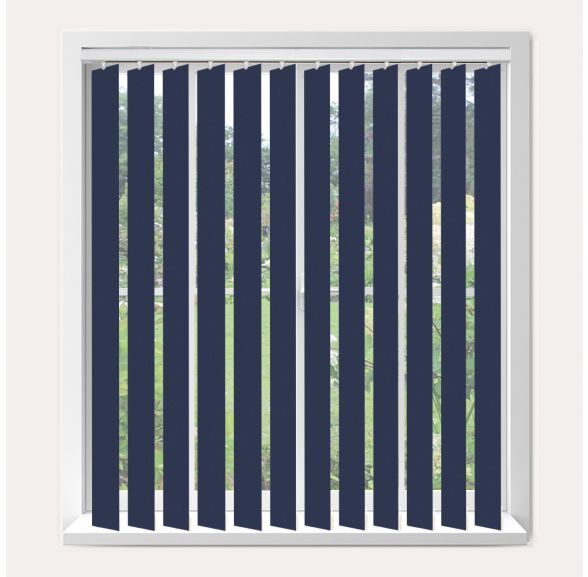Vogue Banlight Duo Fr Navy Vogue Vertical Blind  
