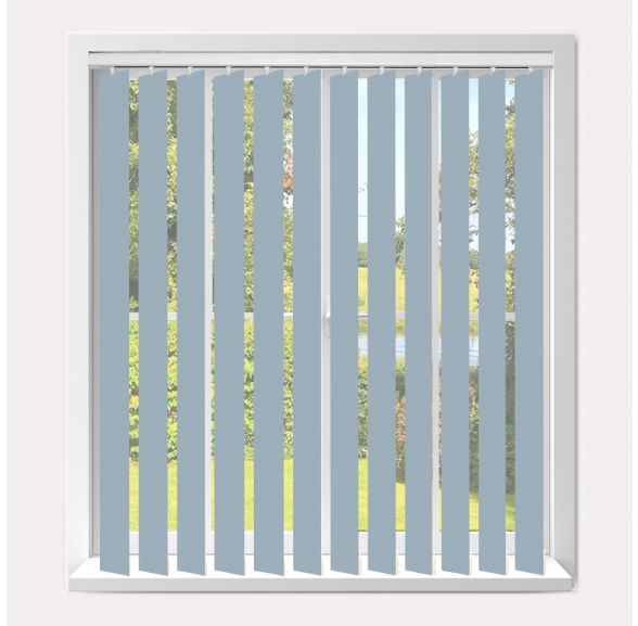 Vogue Banlight Duo Fr Smokey Blue Vogue Vertical Blind  