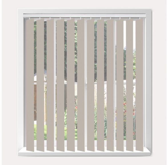 Vogue Banlight Duo Fr Stone Grey Vogue Vertical Blind  