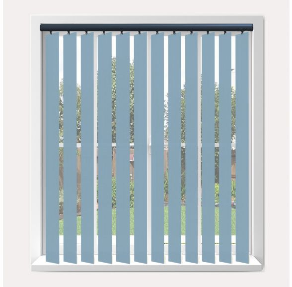 Vogue Splash Brittany Vogue Vertical Blind With Anthracite Headrail
