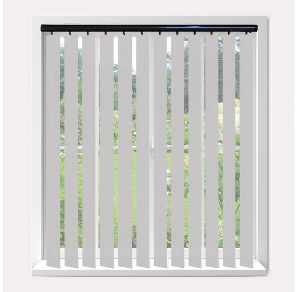 Vogue Splash Canvas Vogue Vertical Blind With Piano Black Headrail Vogue Splash Canvas Vogue Vertical Blind With Piano Black Headrail