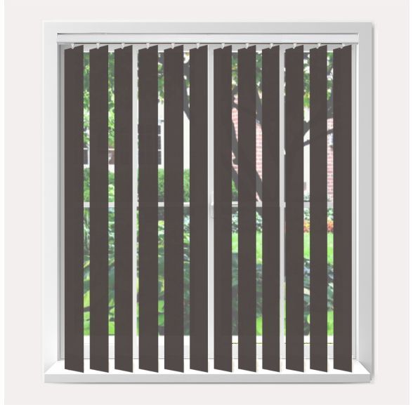 Vogue Splash Chocolate Vogue Vertical Blind  