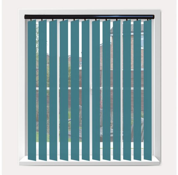 Vogue Splash Como Vogue Vertical Blind With Piano Black Headrail Vogue Splash Como Vogue Vertical Blind With Piano Black Headrail