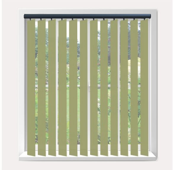 Vogue Splash Glade Vogue Vertical Blind With Anthracite Headrail