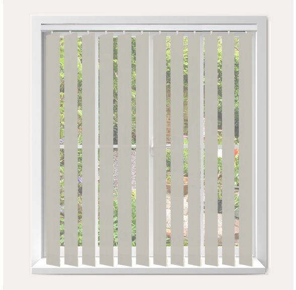 Vogue Splash Grey Whisper Vogue Vertical Blind  