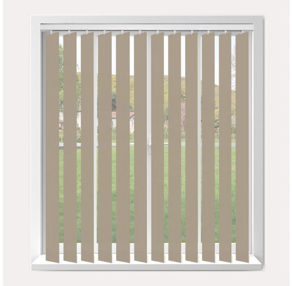 Vogue Splash Hessian Vogue Vertical Blind  