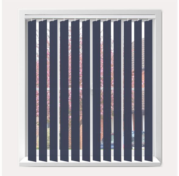 Vogue Splash Indigo Vogue Vertical Blind  