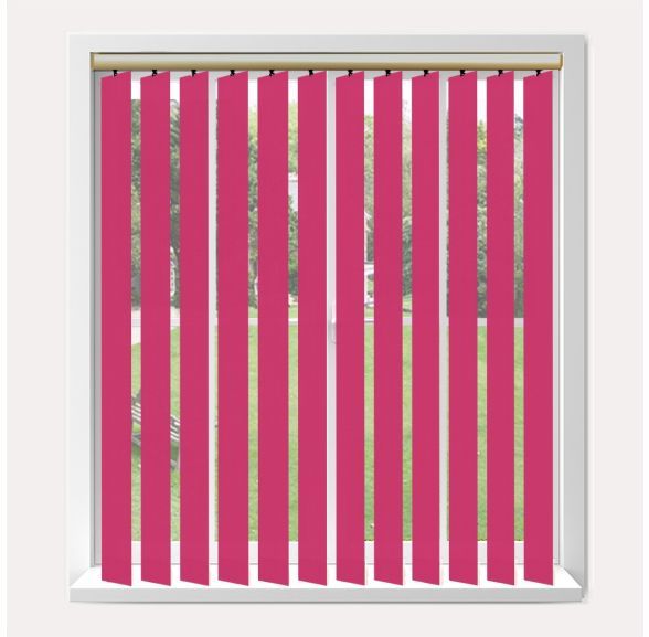 Vogue Splash Lipstick Vogue Vertical Blind With Champagne Gold Headrail