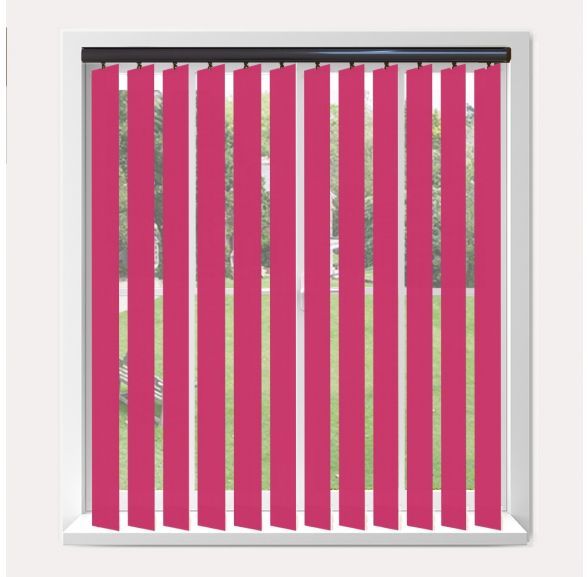 Vogue Splash Lipstick Vogue Vertical Blind With Espresso Headrail