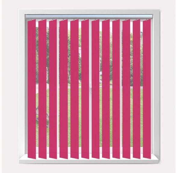 Vogue Splash Lipstick Vogue Vertical Blind With Silver Headrail