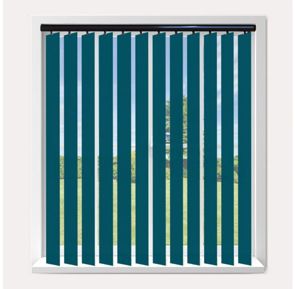 Vogue Splash Mambo Vogue Vertical Blind With Piano Black Headrail Vogue Splash Mambo Vogue Vertical Blind With Piano Black Headrail