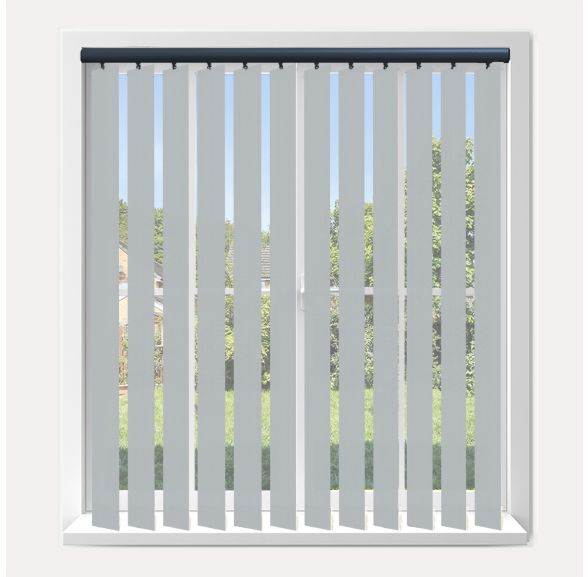 Vogue Splash Mirage Vogue Vertical Blind With Anthracite Headrail