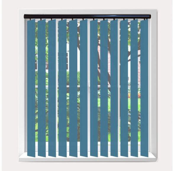 Vogue Splash Nato Vogue Vertical Blind With Piano Black Headrail Vogue Splash Nato Vogue Vertical Blind With Piano Black Headrail