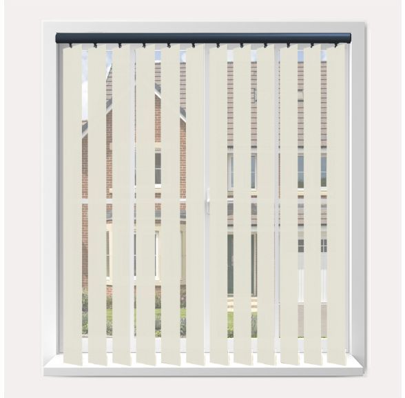 Vogue Splash Paper Vogue Vertical Blind With Anthracite Headrail