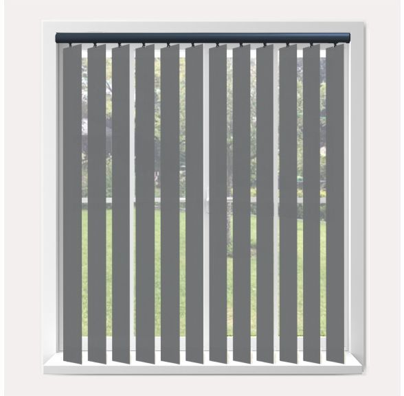 Vogue Splash Rock Vogue Vertical Blind With Anthracite Headrail