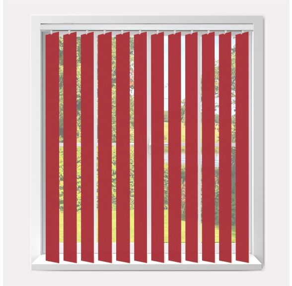 Vogue Splash scarlet Vogue Vertical Blind  