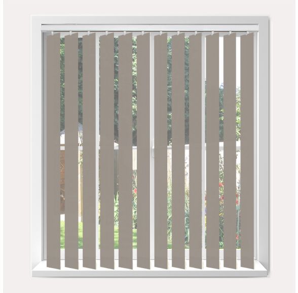 Vogue Splash Taupe Vogue Vertical Blind  
