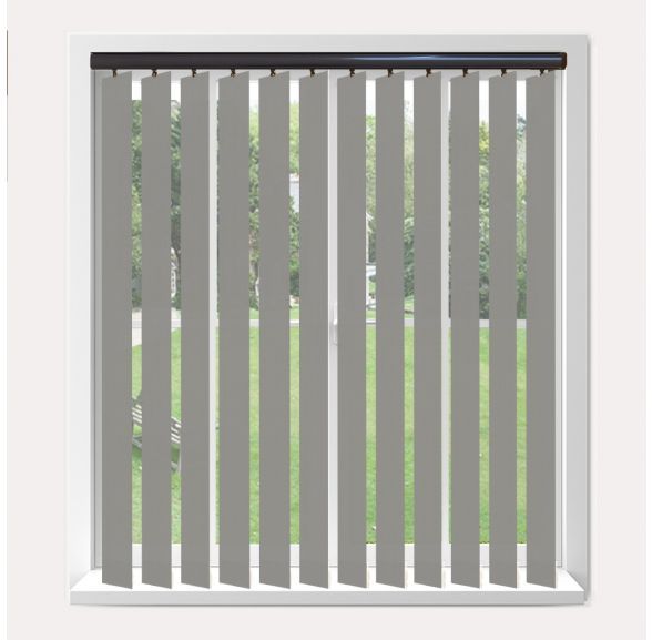 Vogue Splash Tropez Vogue Vertical Blind With Espresso Headrail