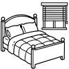 Bedroom blinds category Direct Order Blinds