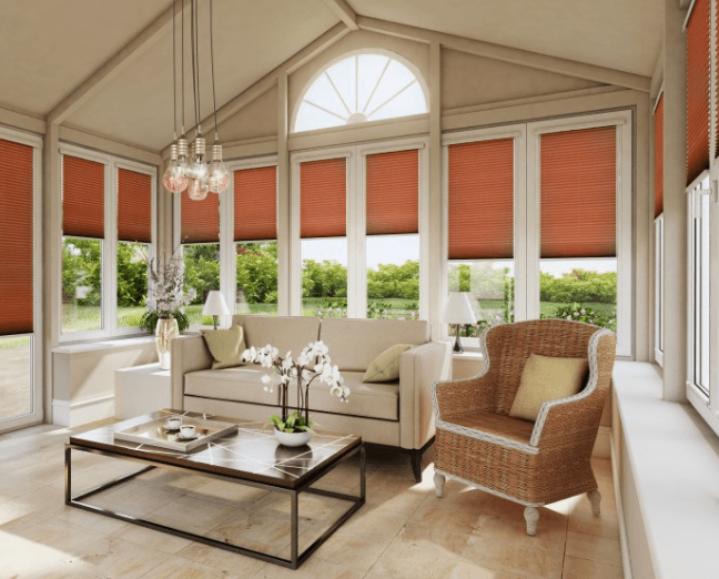 Infusion ASC Mandarin Solar Protective Perfect Fit Modern Conservatory Blind