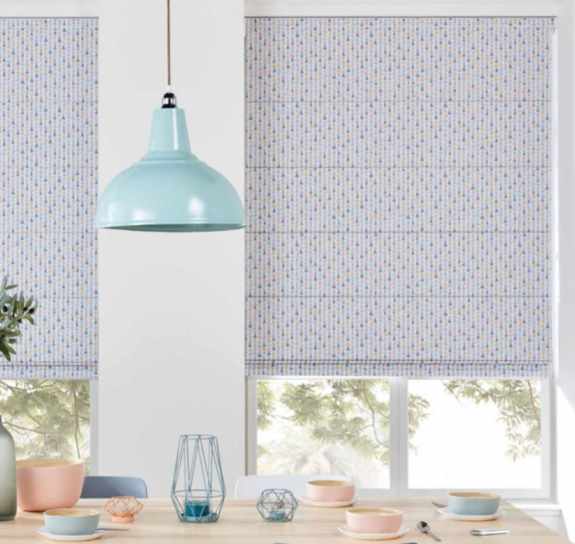 Geometric Roman Blinds