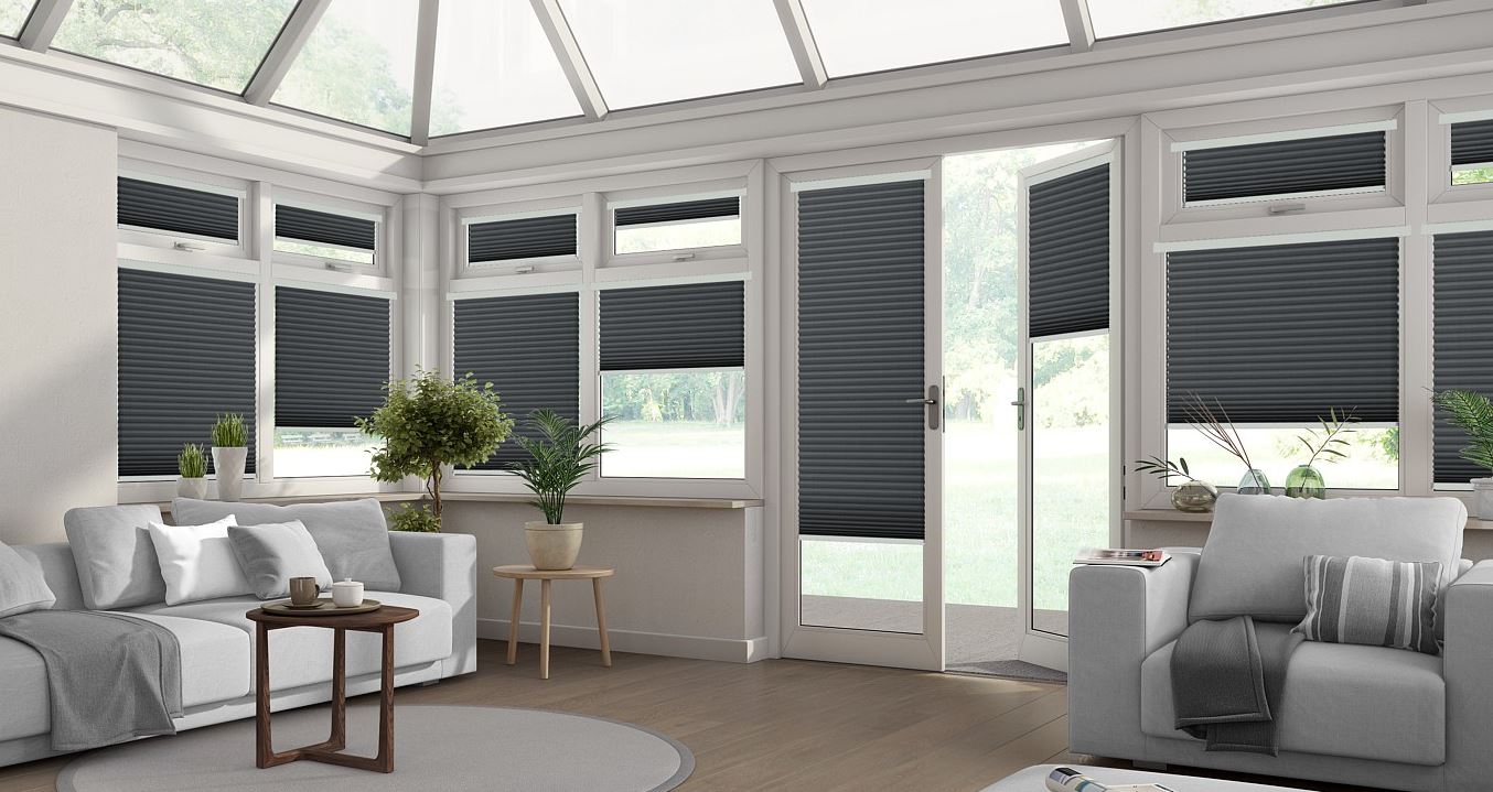 Intu pleated conservatory blinds by Direct Order blinds