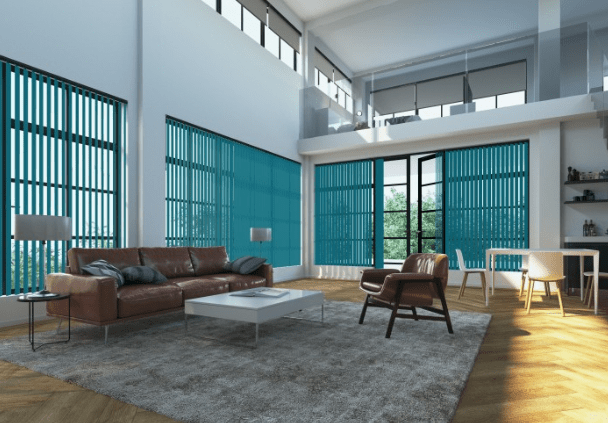 translucent vertical blinds