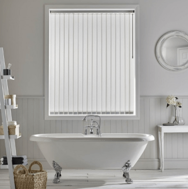 white wand vertical blind